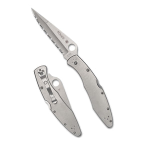 Spyderco - Police Model Folding Knife with CombinationEdge