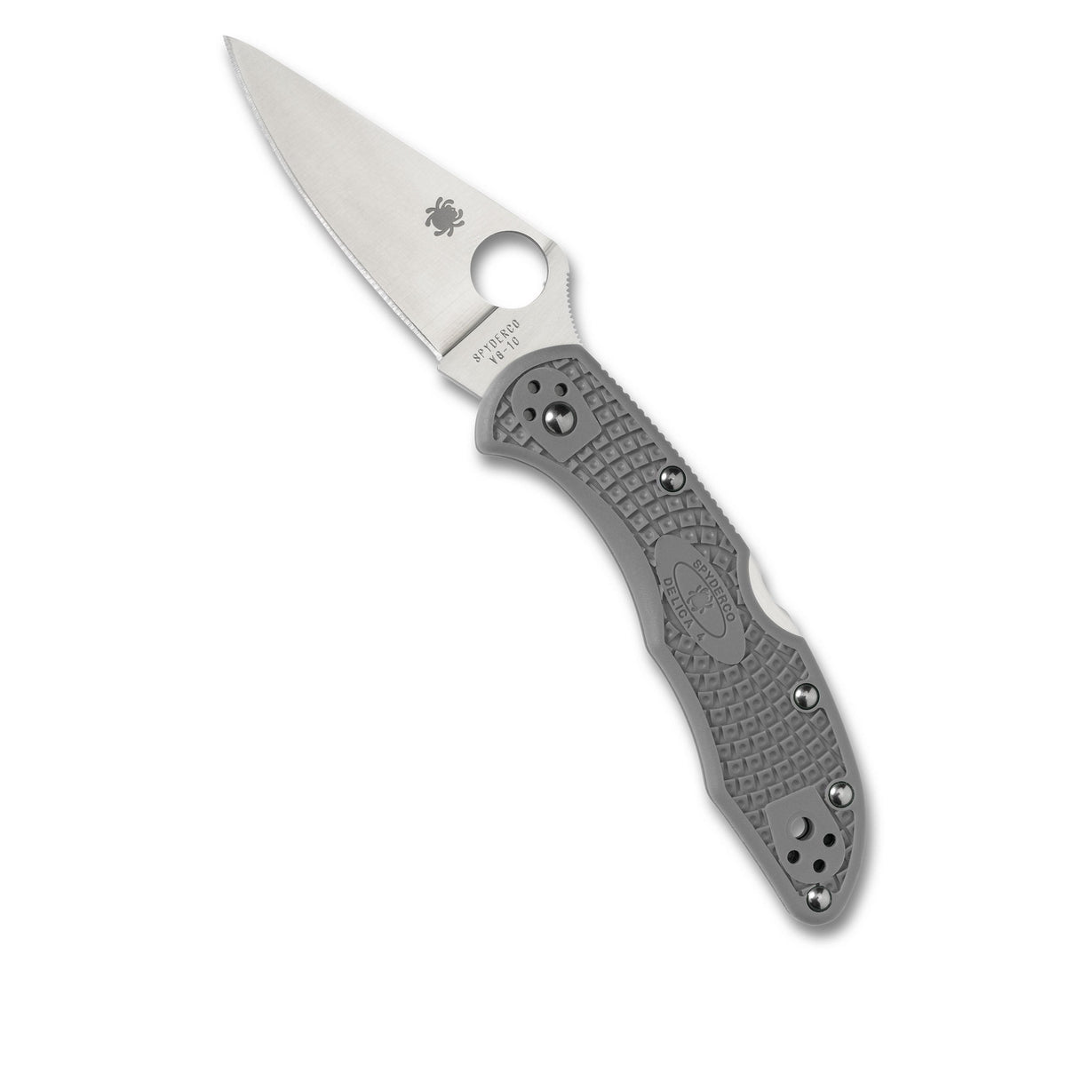 Spyderco - Delica 4 Lightweight Flat Ground Knife - Blue