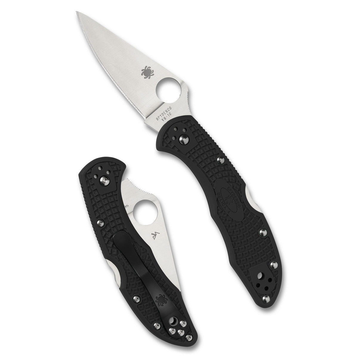 Spyderco - Delica 4 Lightweight Flat Ground Knife - Blue