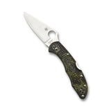 Spyderco - Delica 4 Lightweight Flat Ground Knife - Blue