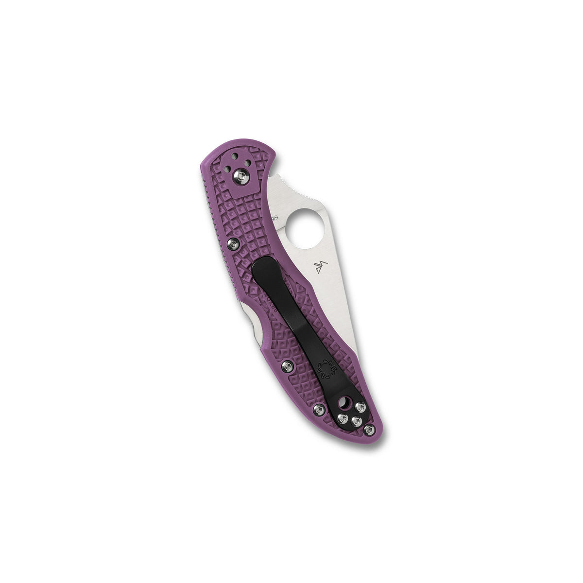 Spyderco - Delica 4 Lightweight Flat Ground Knife - Blue