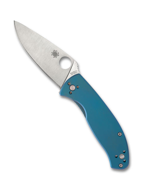 Spyderco - Tenacious R.I.L. Folding Knife - Blue Titanium