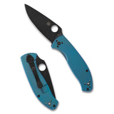 Spyderco - Tenacious R.I.L. Blue Titanium Folding Knife
