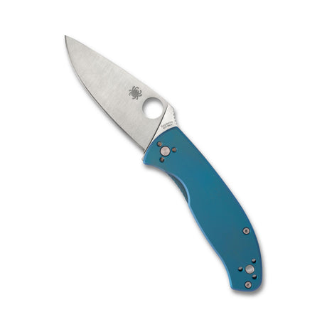 Spyderco - Tenacious R.I.L. Blue Titanium Folding Knife — view 2