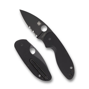 Spyderco - Efficient Black Oxide CombinationEdge Knife