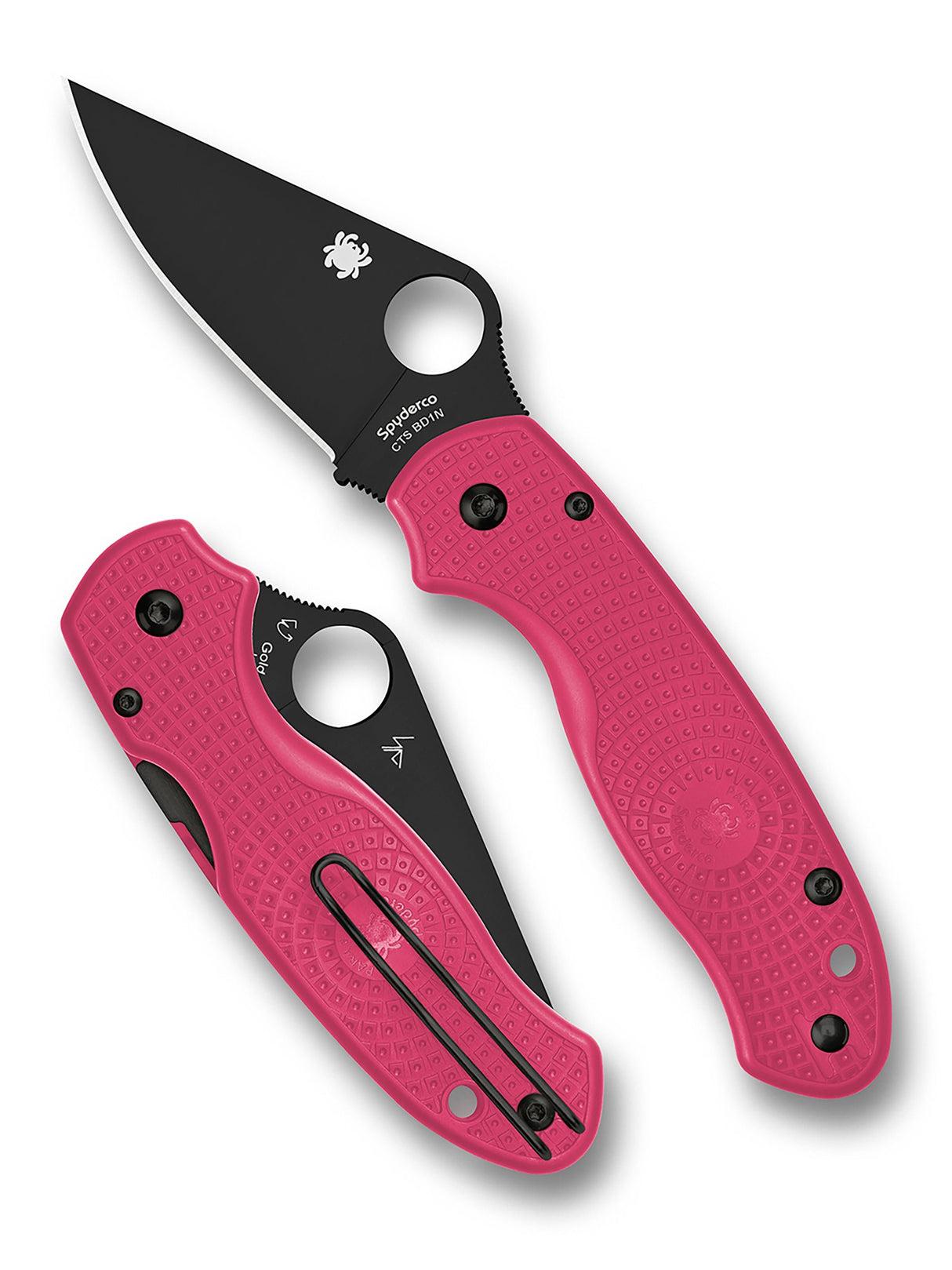 Spyderco - Para 3 Lightweight Pink Folding Knife