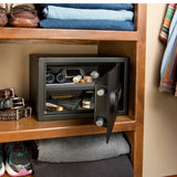 Stack-On - Personal Safe with Electronic Lock - Black — view 4