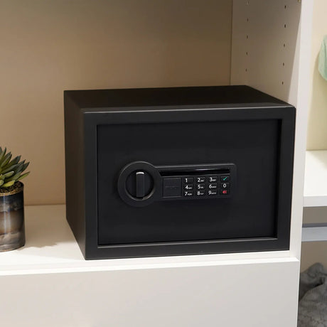 Stack-On - Personal Safe with Electronic Lock - Black — view 5