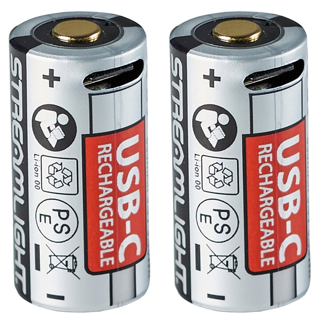 Streamlight - SL-B9® Li-ion Battery Pack with Integrated USB-C Port (2 Pack)