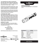 SureFire - E2T Dual-Output MaxVision Tactician, LED Flashlight
