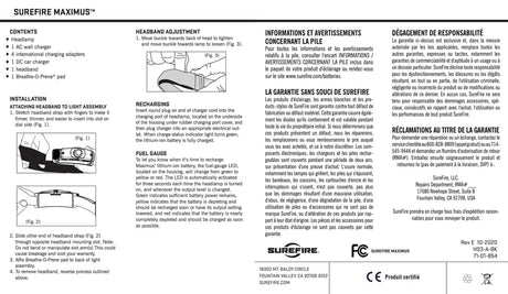 SureFire - Maximus Rechargeable Variable-Output LED Headlamp
