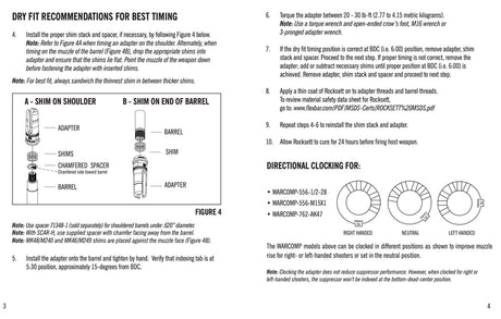 SureFire - SOCOM Muzzle Brake, Various Calibers & Thread Pitch