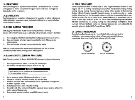 SureFire - Suppressor Trainer for Use with SOCOM Fast-Attach® Adapters, Various Calibers & Color Options