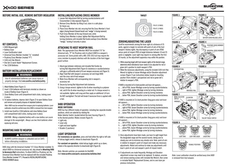 SureFire - X400 Ultra Handgun Weapon Light with Laser