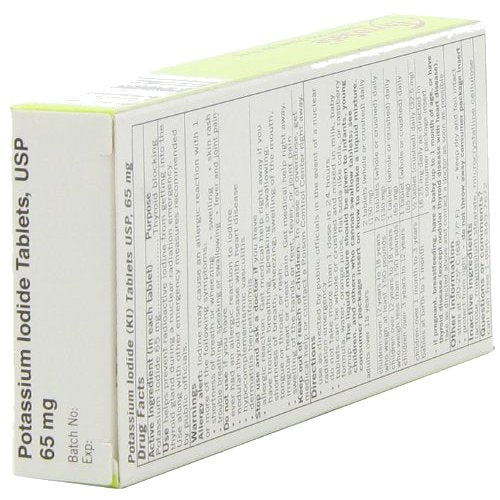 MIRA Safety - Thyrosafe Potassium Iodide Tablets 65mg — view 6