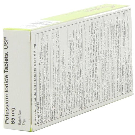 MIRA Safety - Thyrosafe Potassium Iodide Tablets 65mg — view 6