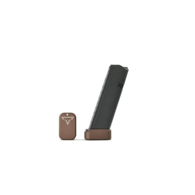 Taran Tactical - Base Pad for Glock 9/40 Magazines +3/4 Coyote Bronze