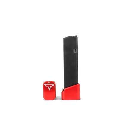 Taran Tactical - Base Pad for Glock 9/40 Full Size Magazines - Red