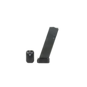 Taran Tactical - Base Pad for Glock 19/23 OEM Magazines - Black