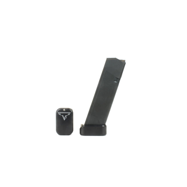 Taran Tactical - Base Pad for Glock 19/23 OEM Magazines - Black