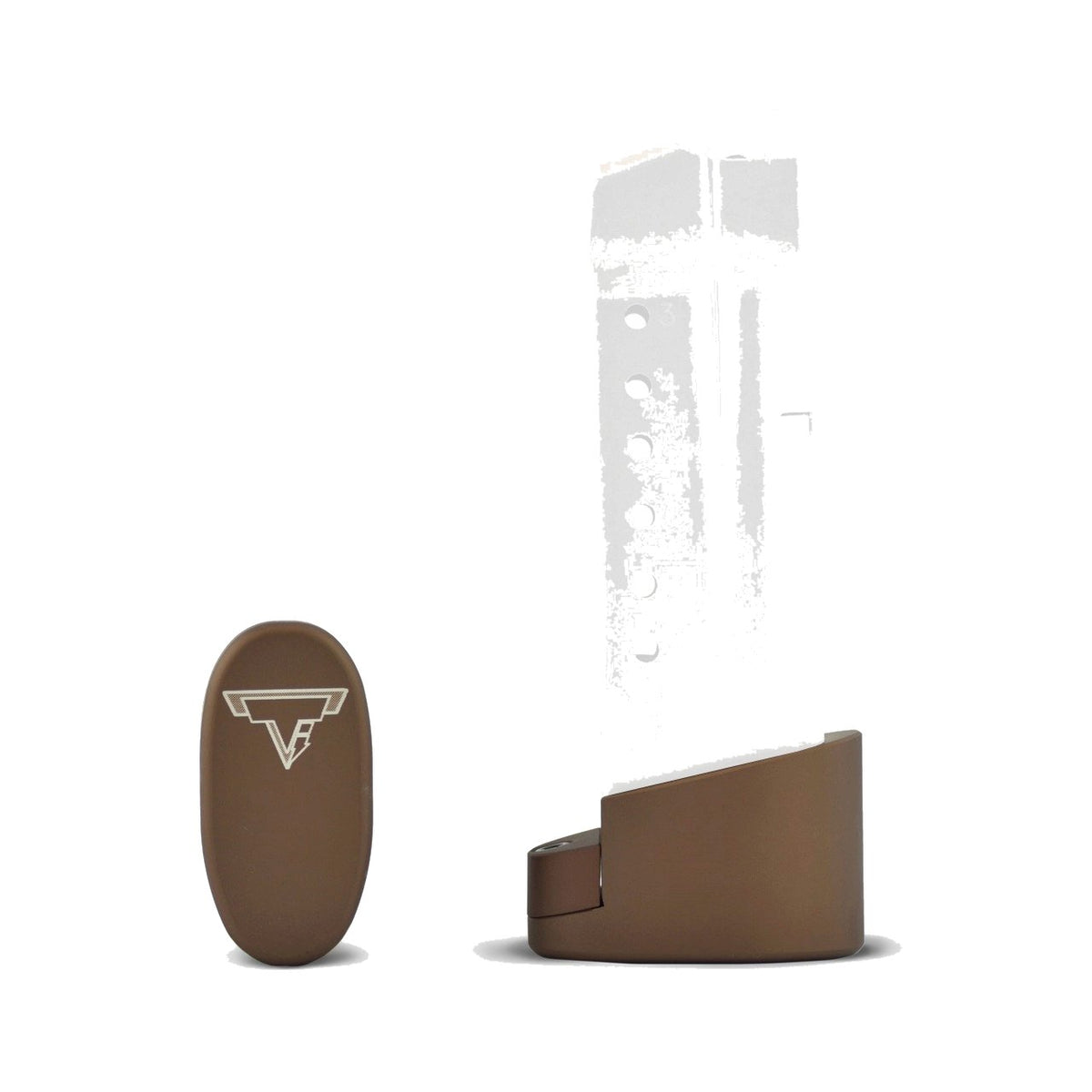 Taran Tactical - Base Pad for S&W M&P Shield 9/40 - Coyote Bronze — view 2