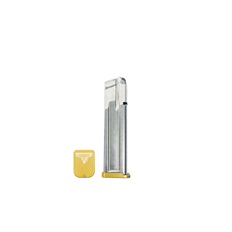 Taran Tactical Innovation - 4mm Base Pad for STI/SV Magazines - Gold