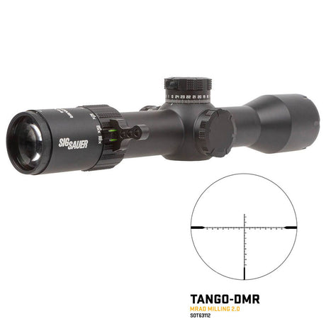Sig Sauer – TANGO-DMR 3-18x44MM FFP Riflescope, MRAD/MOA, 34mm Tube