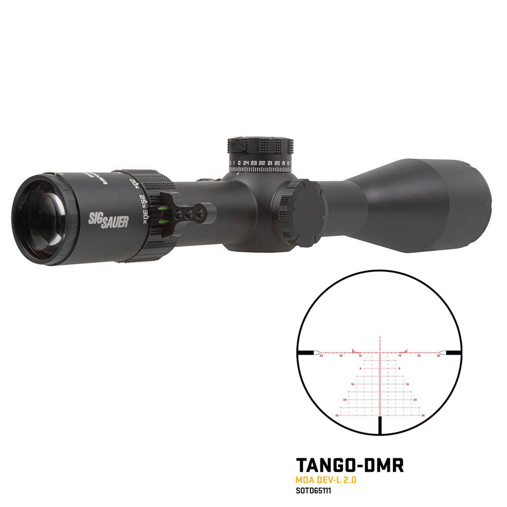 Sig Sauer – TANGO-DMR 5-30x56MM FFP Scope, MRAD/MOA, 34mm Tube