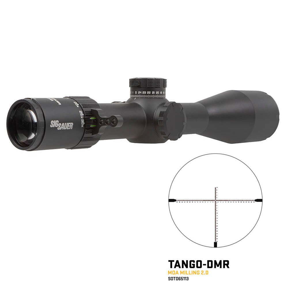 Sig Sauer – TANGO-DMR 5-30x56MM FFP Scope, MRAD/MOA, 34mm Tube