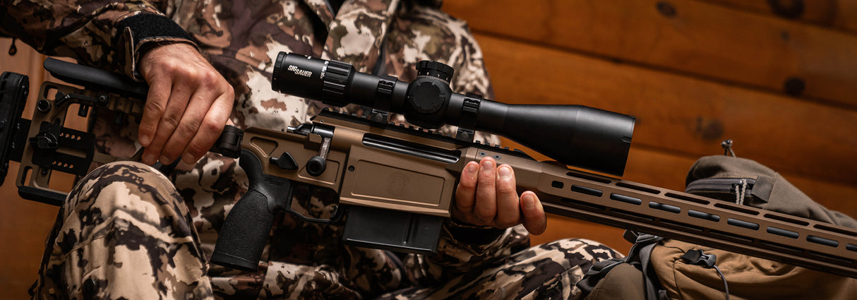 Sig Sauer – TANGO-DMR 3-18x44MM FFP Riflescope, MRAD/MOA, 34mm Tube