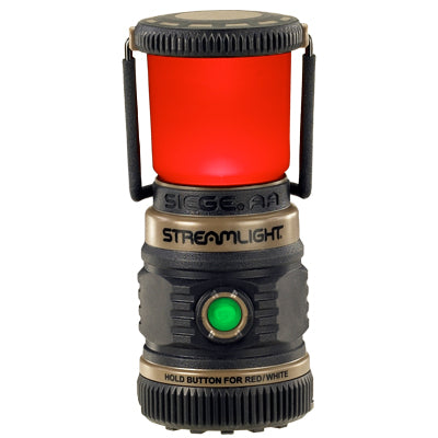 Streamlight - Siege AA Ultra-Compact Alkaline Hand Lantern: 360° Illumination, Waterproof, Impact Resistant, Cyote Brown