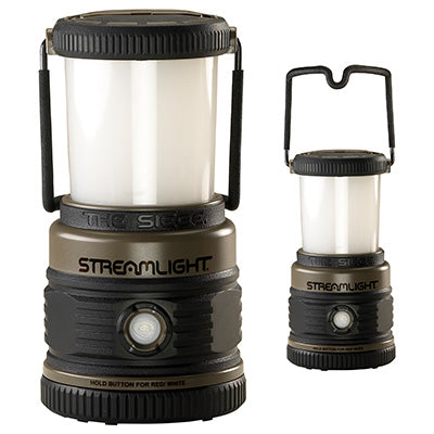 Streamlight - Siege Compact Alkaline Hand Lantern: 360° Soft Light, Multiple Modes, Waterproof, Tan