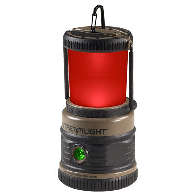 Streamlight - Siege Compact Alkaline Hand Lantern: 360° Soft Light, Multiple Modes, Waterproof, Tan