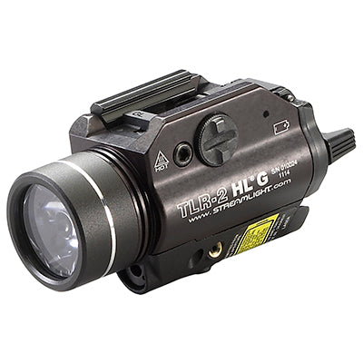 Streamlight - TLR-2 HL® G Gun Light, Super Bright, 1000 Lumen Tactical Light with Green Aiming Laser