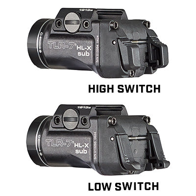 Streamlight - TLR-7® HL-X SUB, Versatile High-Lumen, Multi-Fuel Weapon Light