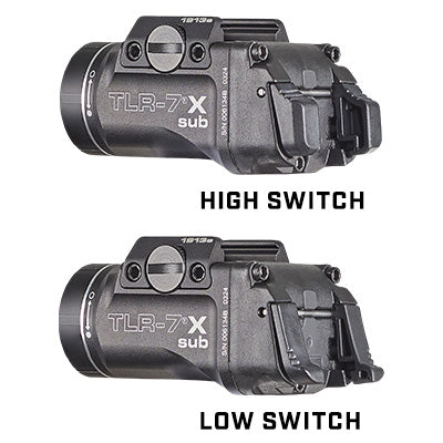 Streamlight - TLR-7® X SUB, 500 Lumen Rechargeable Weapon Light for Subcompact Handguns