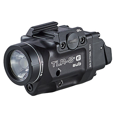 Streamlight - TLR-8® G SUB, Compact Rail-Mounted Tactical Light with Green Laser