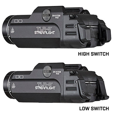 Streamlight - TLR-9® FLEX, Compact 1,000 Lumen Weapon Light with Ambidextrous Rear Switch Options