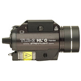 Streamlight - TLR-2 HL® G Gun Light, Super Bright, 1000 Lumen Tactical Light with Green Aiming Laser