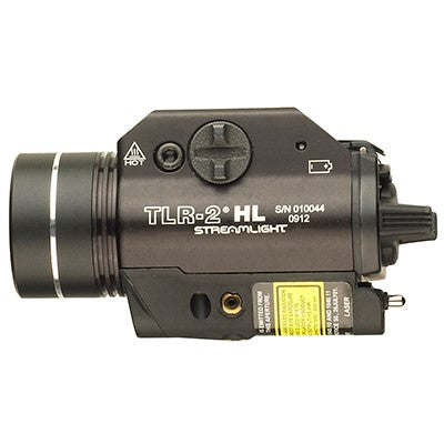 Streamlight - TLR-2 HL® Gun Light, Super Bright, 1000-Lumen Tactical Light with Red Aiming Laser