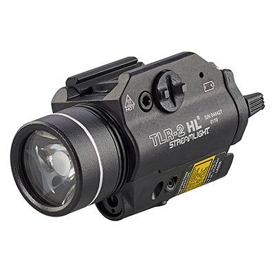 Streamlight - TLR-2 HL® Gun Light, Super Bright, 1000-Lumen Tactical Light with Red Aiming Laser