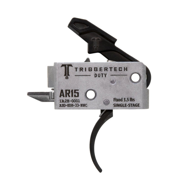 TriggerTech - AR-15 Duty Trigger, Single-Stage, 3.5 lbs, Curved