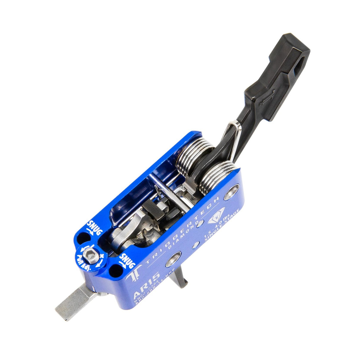 TriggerTech - AR-15 Diamond Single-Stage Trigger - PVD Black Flat