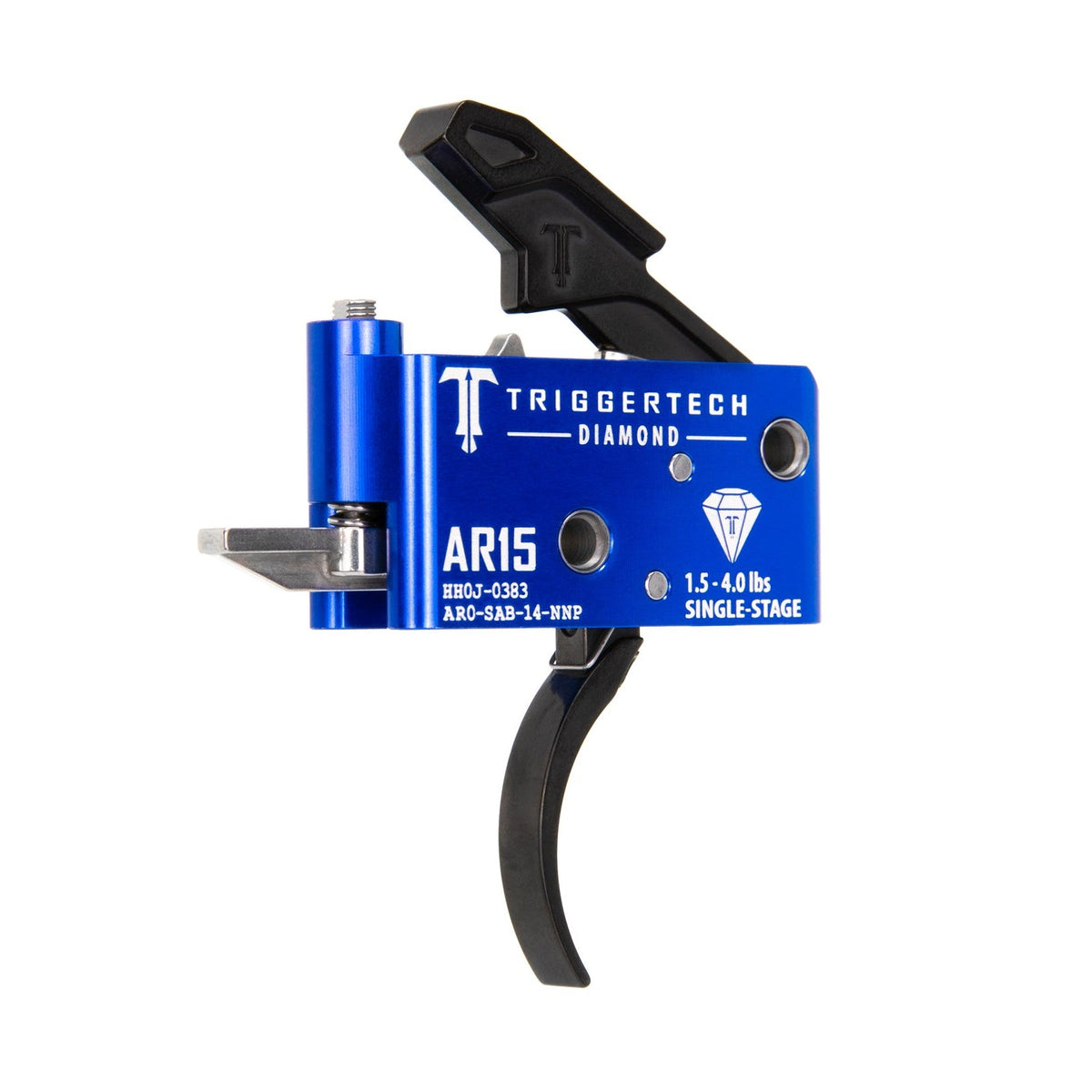 TriggerTech - AR-15 Diamond Trigger Single-Stage PVD Black — view 3