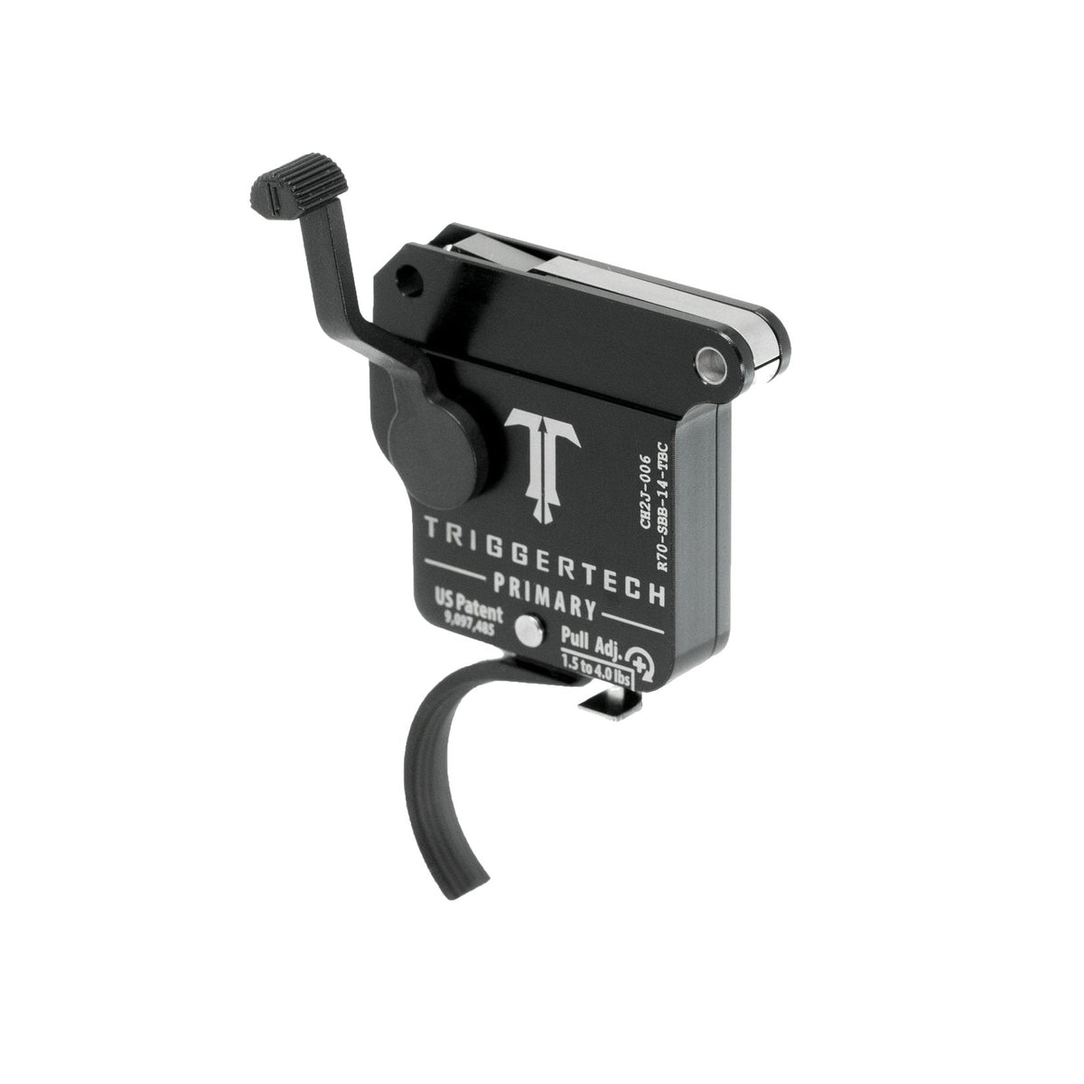 TriggerTech - Remington 700 Primary Trigger - Black Curved — view 6
