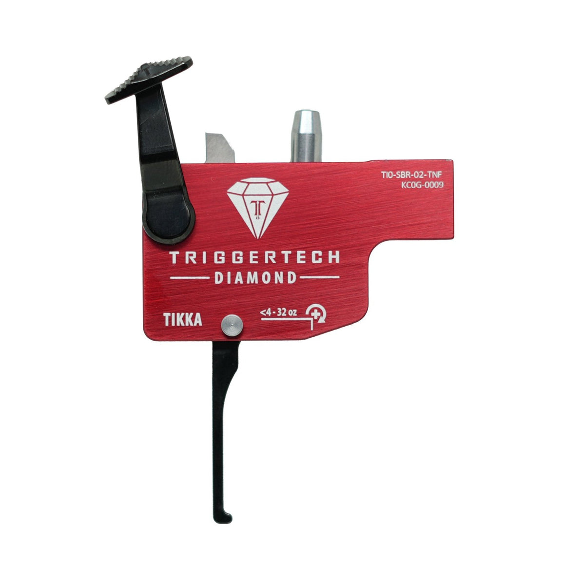 TriggerTech - Tikka Diamond Trigger, Right, PVD Black Flat