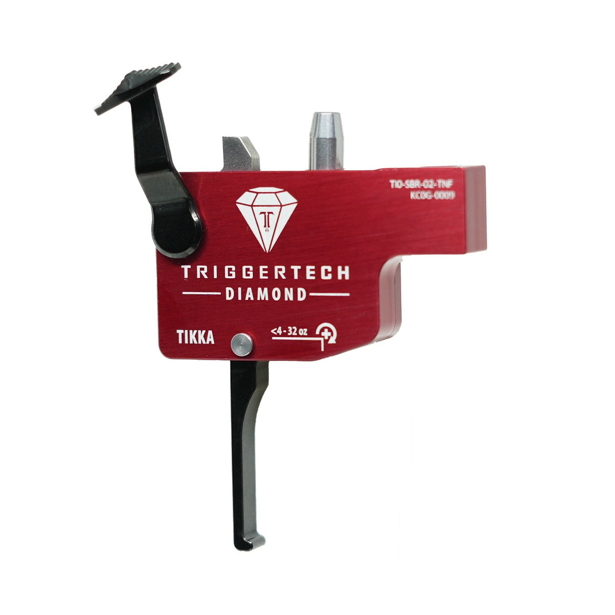 TriggerTech - Tikka Diamond Trigger, Right, PVD Black Flat