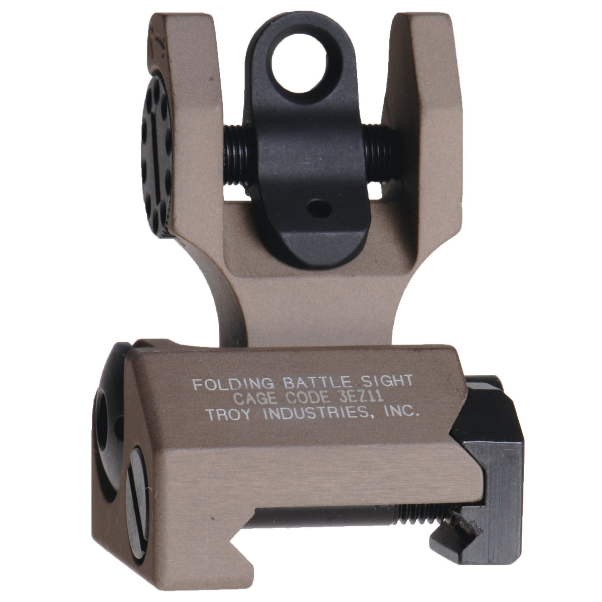 TROY Industries - Rear Folding BattleSight - FDE