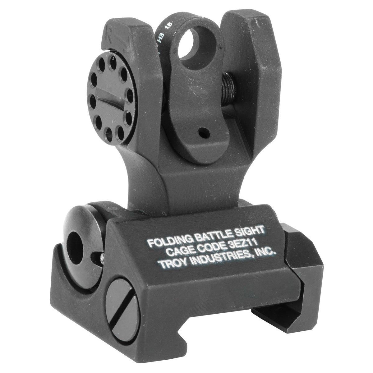TROY Industries - Tritium Rear Folding BattleSight - Round
