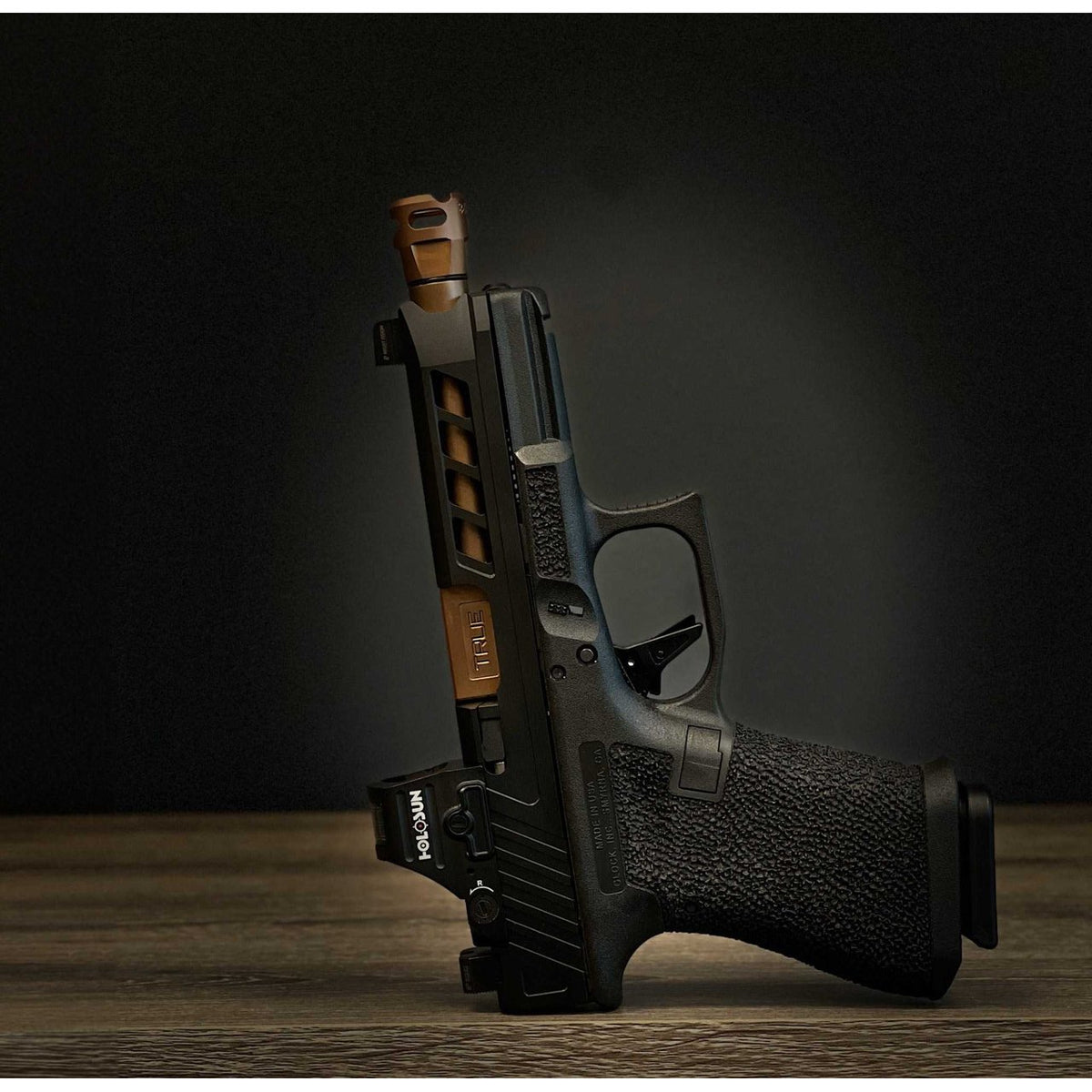 True Precision - Axiom Slide with RMR Optic Cut for Ruger RXM - Black